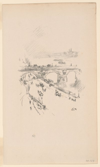 Waterloo Bridge by James Abbott McNeill Whistler