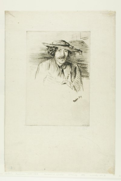 Whistler with a Hat by James Abbott McNeill Whistler