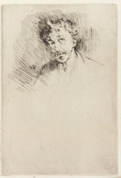 Whistler with the White Lock by James Abbott McNeill Whistler