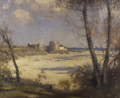 A Breton Harbour by James Paterson