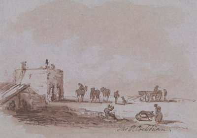 Constructing a Fort by James Pattison Cockburn