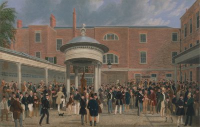Epsom Races: Settling Day at Tattersalls by James Pollard