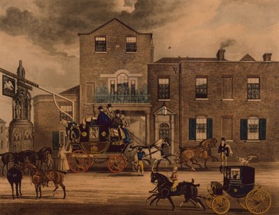 Mail Changing Horses by James Pollard
