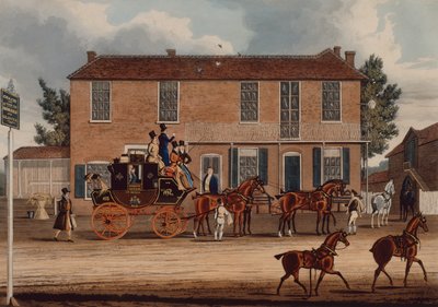 The Coach and Horses, Ilford by James Pollard