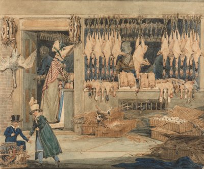 The Poultry Market by James Pollard