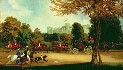 William IV Driving in Windsor Park by James Pollard