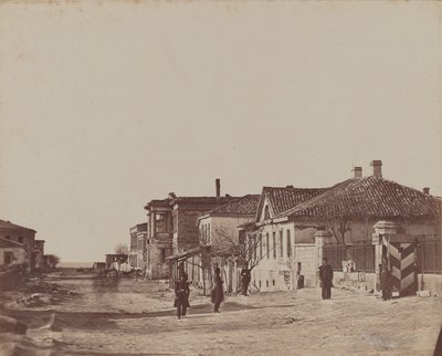 View of Street with Soldiers by James Robertson