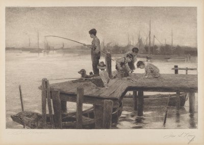 Young Anglers by James S. King