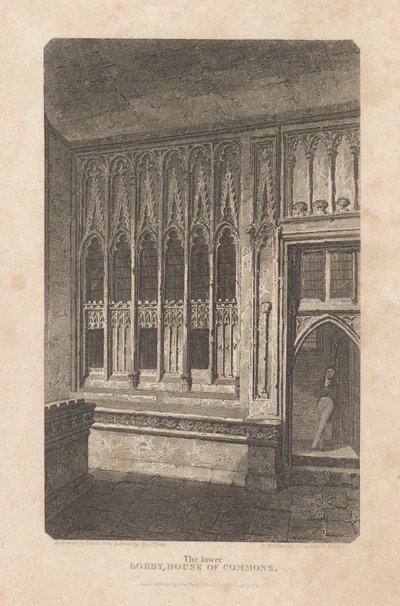 The Lower Lobby, House of Commons by James Sands