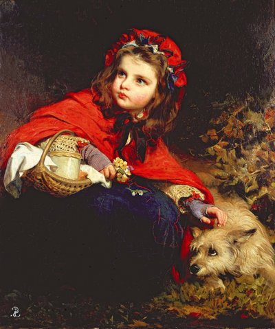 Little Red Riding Hood by James Sant