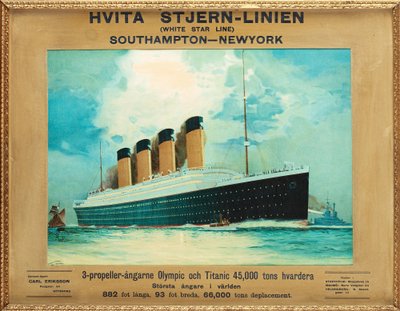 Titanic & Olympic, c. 1911 by James Scrimgeour Mann