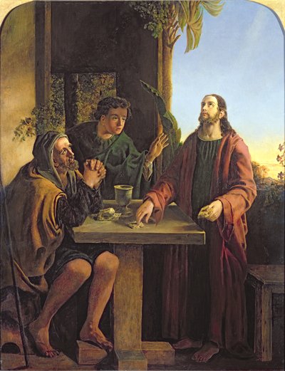Christ at Emmaus by James Smetham