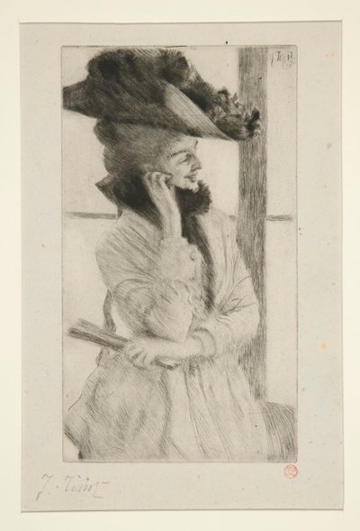 At the Window by James Tissot