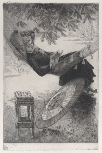 The Hammock by James Tissot