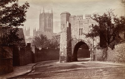 Pottergate, Lincoln, England by James Valentine