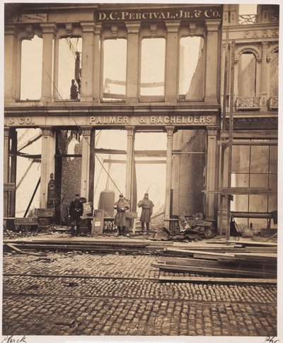 After the Boston Fire, Washington Street by James Wallace Black