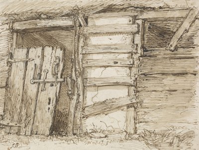 An Outhouse Wall by James Ward