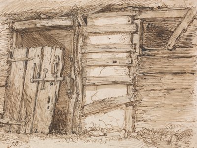 An Outhouse Wall by James Ward