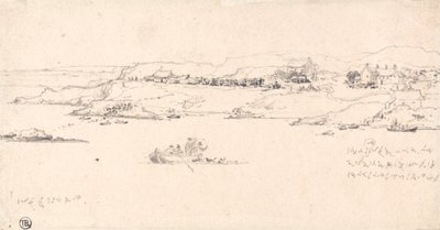 Coastal Village with Fishing Boats by James Ward