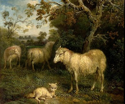 Landscape with Sheep by James Ward