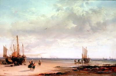A Coastal Scene by James Webb