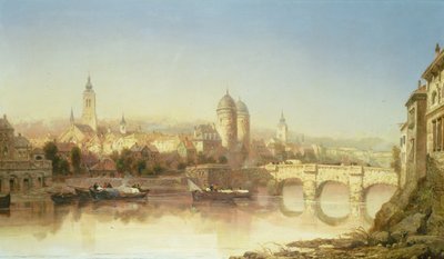 A View of Heidelberg, 1873 by James Webb