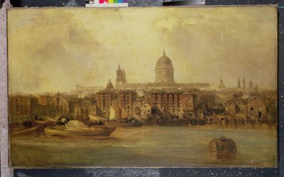 The Thames Near Blackfriars by James Webb