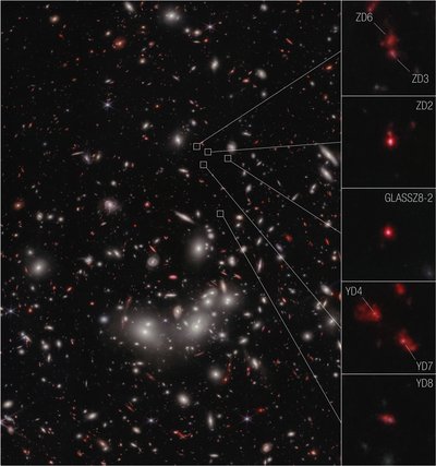 Galaxy Protocluster by James Webb Space Telescope (NASA)