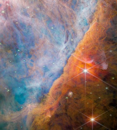 Orion Bar by James Webb Space Telescope (NASA)