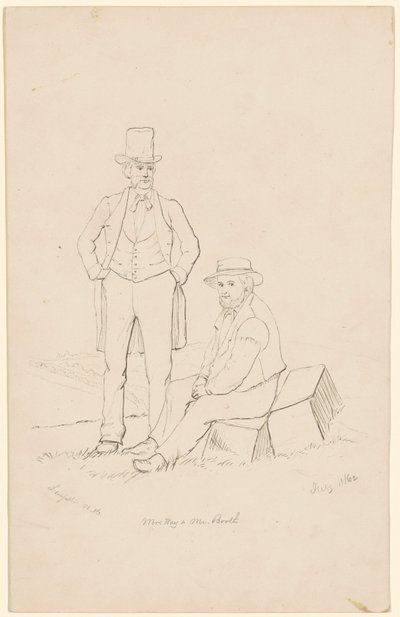 Mr. Way and Mr. Booth by James Wells Champney
