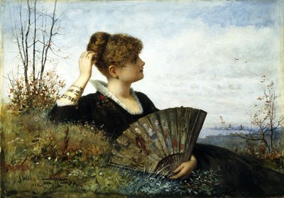 The Fan by James Wells Champney