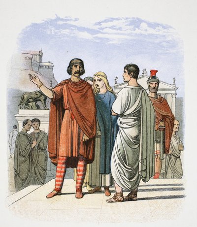 Caractacus in Rome, 52 by James William Edmund Doyle