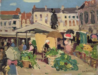 Market Scene by James Wilson Morrice