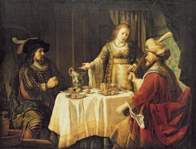 The Meal with Esther by Jan 1620 76 Victors