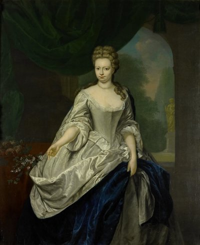 Portrait of Louise Christina Trip by Jan Abel Wassenbergh