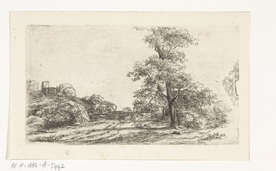 Landscape with a Tree by Jan Andries Töpfer