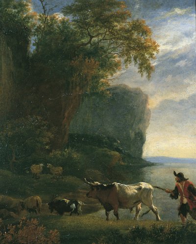 Landscape with Drover, c.1640s by Jan Asselijn