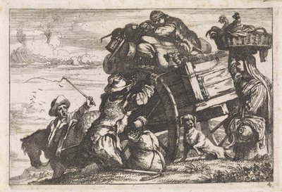 The Cart by Jan Baptist de Wael