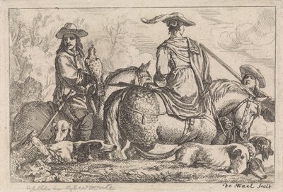 Falcon Hunt (Various Genre Scenes series) by Jan Baptist de Wael