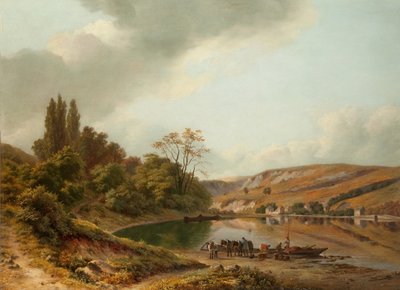 The Ferry by Jan Baptiste de Jonghe