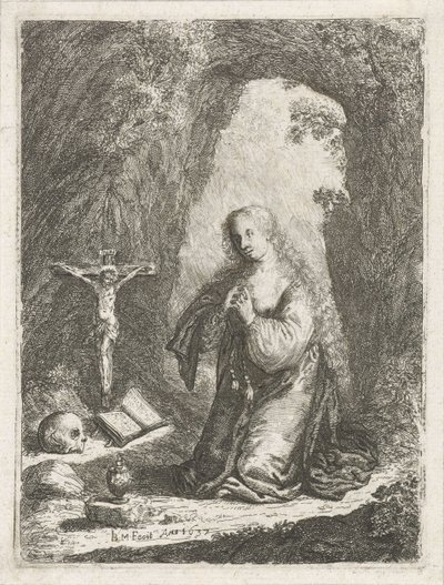 Penitent Mary Magdalene by Jan Barentsz. Muyckens