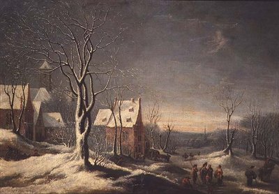 Dutch Winter Landscape by Jan Beerstraten