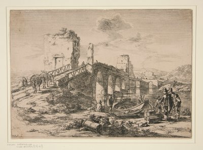 Ponte Molle, Rome by Jan Both