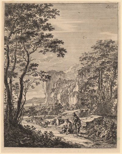 The Ox-Cart: View between Ancona and Sinigaglia by Jan Both