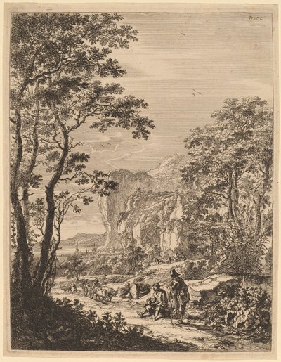 The Ox-Cart: View between Ancona and Sinigaglia by Jan Both