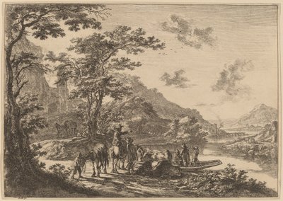 View of the Tiber in the Campagna by Jan Both