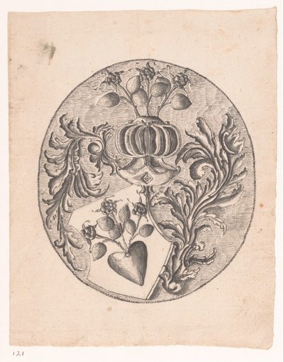 Family Crest with Rose by Jan Brandes