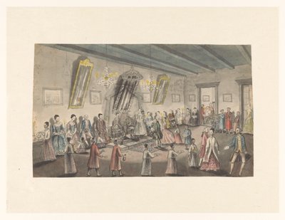 Dutch Bridal Feast in Batavia by Jan Brandes