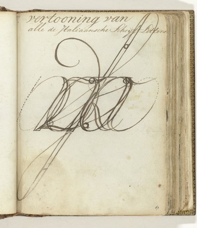 Italian Script Letters by Jan Brandes