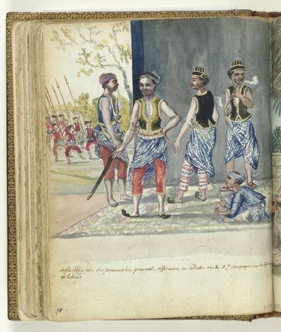 Javanese Auxiliary Troops of the Company by Jan Brandes